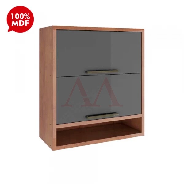 ARMARIO RONIPA 2P. ABRIR BASCULANTE SYRAH 80CM CASTANHO / CHUMBO ARMARIO RONIPA 2P. ABRIR BASCULANTE SYRAH 80CM CASTANHO / CHUMBO