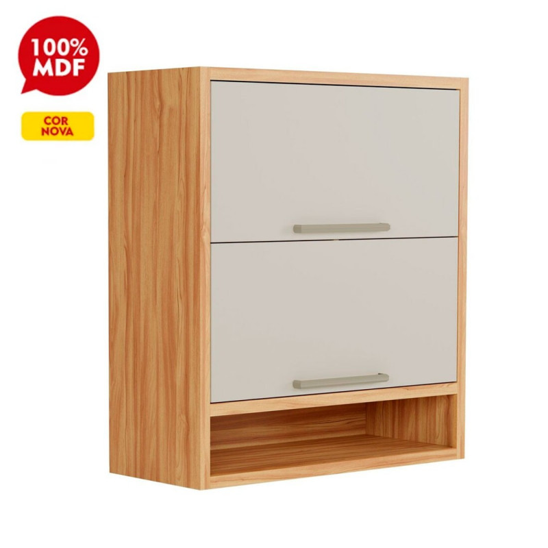 ARMARIO RONIPA 2P. ABRIR BASCULANTE SYRAH 80CM AMENDOA/OFF WHITE ARMARIO RONIPA 2P. ABRIR BASCULANTE SYRAH 80CM AMENDOA/OFF WHITE