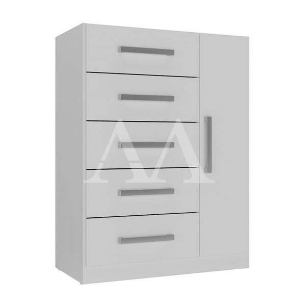 COMODA 5G 1P. ABRIR RODIAL CORAIS BRANCO 1CO1522 COMODA 5G 1P. ABRIR RODIAL CORAIS BRANCO 1CO1522