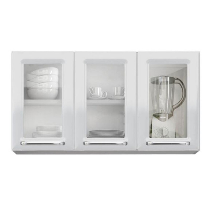 ARMARIO ITATIAIA 3P. ABRIR C/ VIDRO LUCE IPV3 105 BRANCO 1241 ARMARIO ITATIAIA 3P. ABRIR C/ VIDRO LUCE IPV3 105 BRANCO 1241