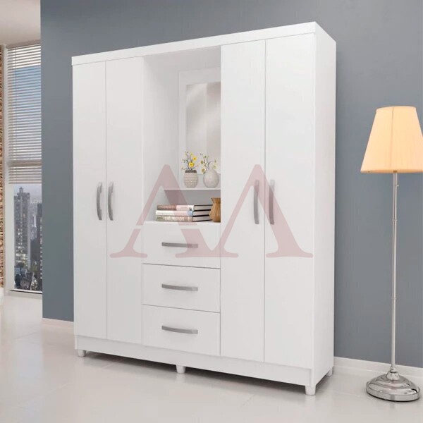 ROUPEIRO 4P. ABRIR 3G MX ILHEUS C/ESP E C/PES FLEX BRANCO / PINK ROUPEIRO 4P. ABRIR 3G MX ILHEUS C/ESP E C/PES FLEX BRANCO / PINK