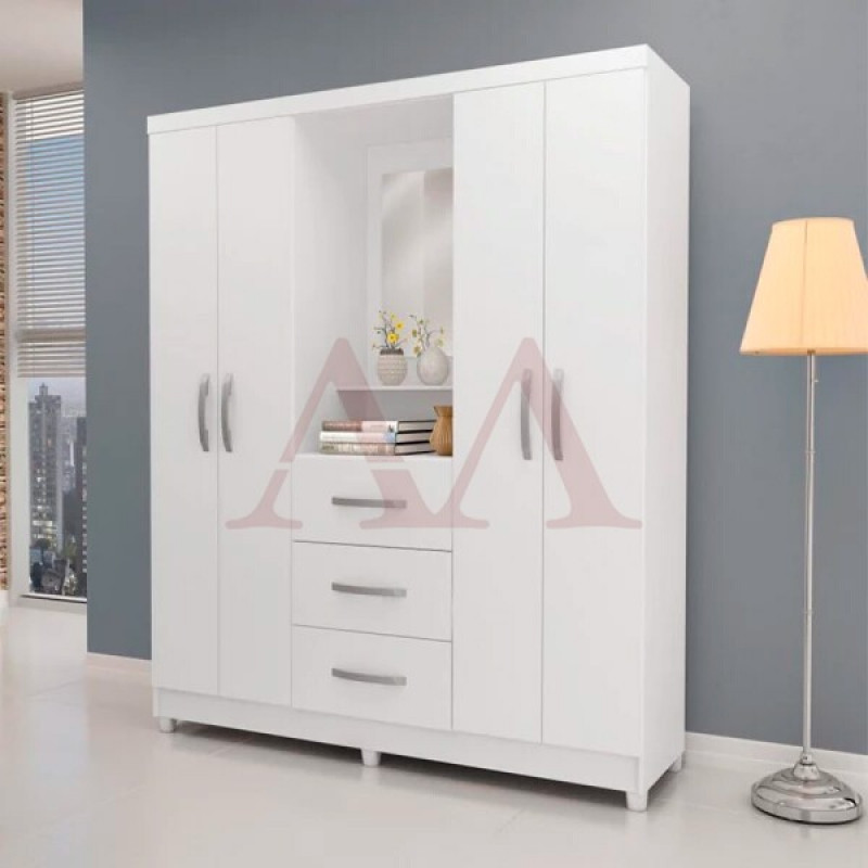 ROUPEIRO 4P. ABRIR 3G MX ILHEUS C/ESP E C/PES FLEX BRANCO / PINK ROUPEIRO 4P. ABRIR 3G MX ILHEUS C/ESP E C/PES FLEX BRANCO / PINK