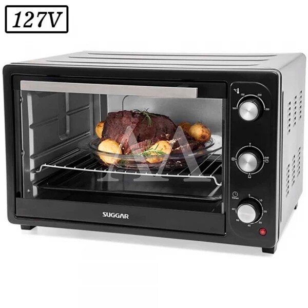 FORNO ELETRICO SUGGAR 50L 127V PRETO FORNO ELETRICO SUGGAR 50L 127V PRETO