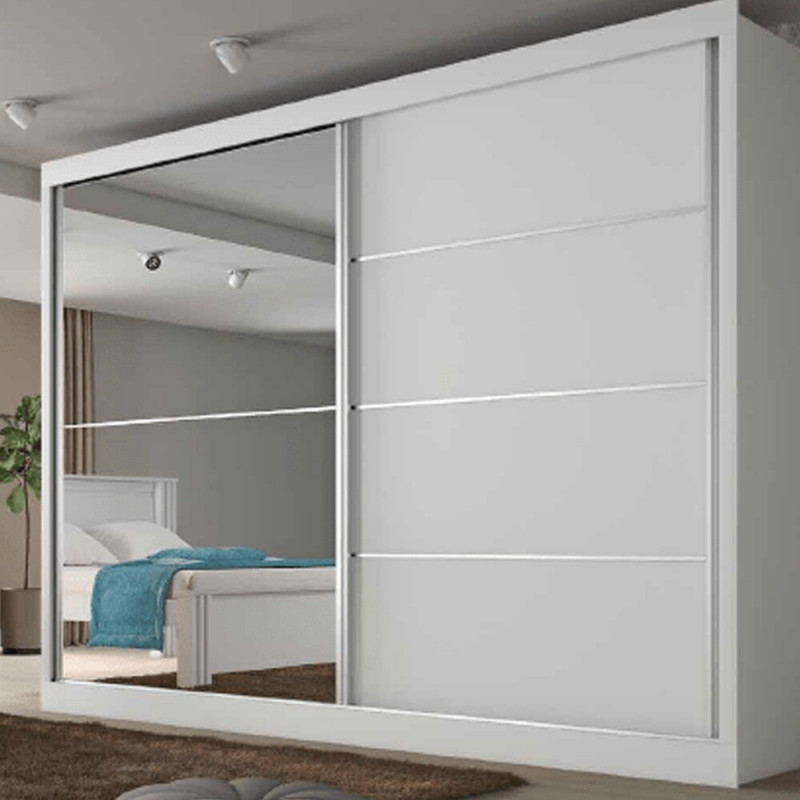 ROUPEIRO 2P. CORRER 4G EUROPA VERONA PLUS C/ESP BRANCO ACETINADO ROUPEIRO 2P. CORRER 4G EUROPA VERONA PLUS C/ESP BRANCO ACETINADO