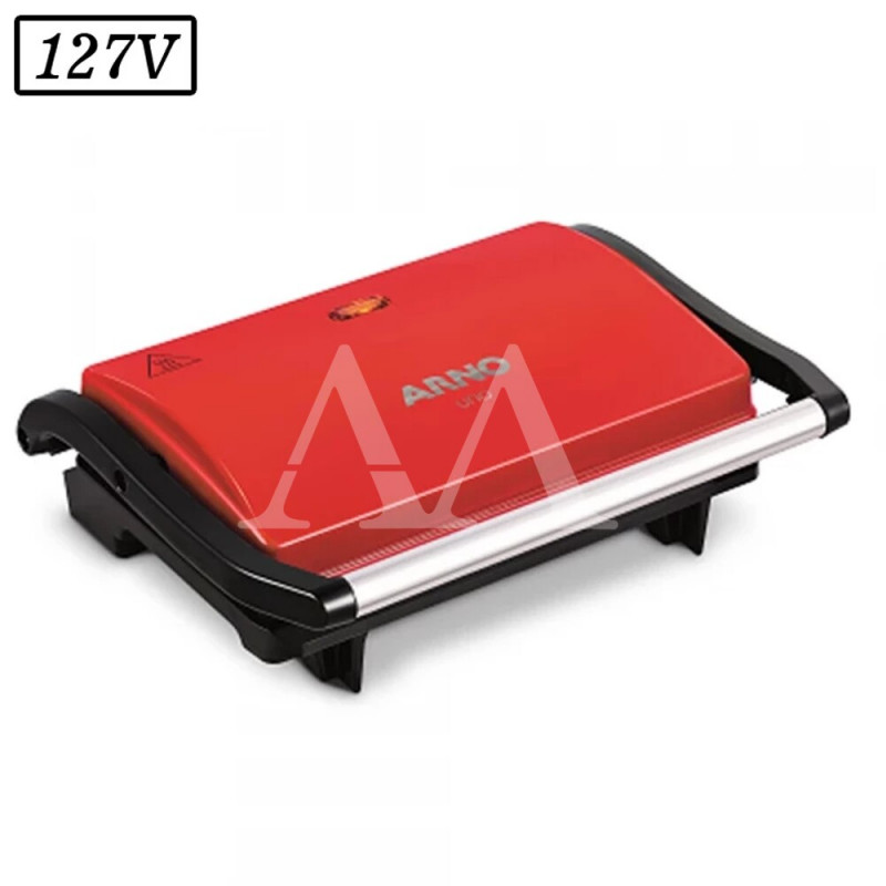SANDUICHEIRA GRILL ARNO COMPACT UNO 760W 127V VERMELHA SANDUICHEIRA GRILL ARNO COMPACT UNO 760W 127V VERMELHA