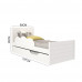 CAMA CIMOL BIBOX ELZA BRANCO CAMA CIMOL BIBOX ELZA BRANCO