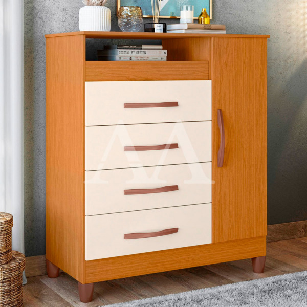 COMODA 4G 1P. ABRIR ALBATROZ TURQUESA CINAMOMO/OFF WHITE COMODA 4G 1P. ABRIR ALBATROZ TURQUESA CINAMOMO/OFF WHITE