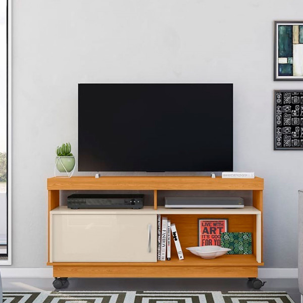 RACK MADETEC ARTUR CINAMOMO/OFF WHITE