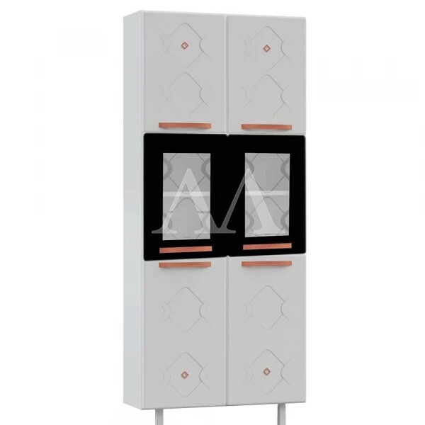 PANELEIRO TELASUL DUPLO 2P C/V NEW MIRAGE BRANCO / PRETO 815312-02