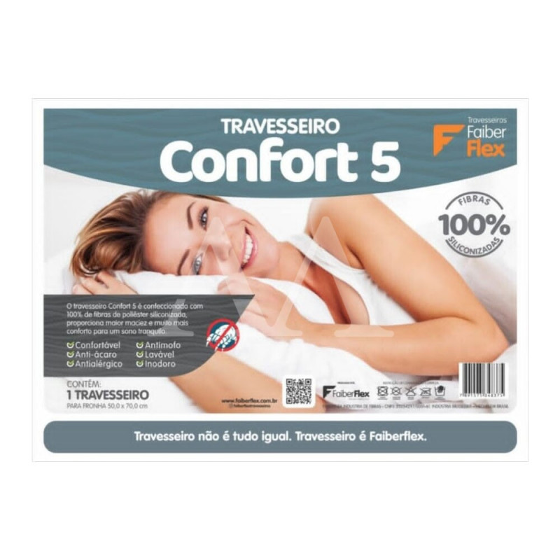 TRAVESSEIRO FAIBERFLEX MICRO 50X70 TRAVESSEIRO FAIBERFLEX MICRO 50X70