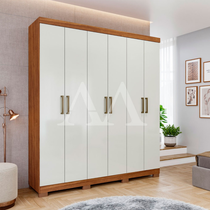 ROUPEIRO 6P. 2G ABRIR PANAN MILENA CINAMOMO/OFF WHITE ROUPEIRO 6P. 2G ABRIR PANAN MILENA CINAMOMO/OFF WHITE