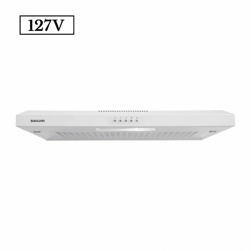 DEPURADOR AR SUGGAR SLIM 80CM 3 VEL 127V BRANCO DEPURADOR AR SUGGAR SLIM 80CM 3 VEL 127V BRANCO