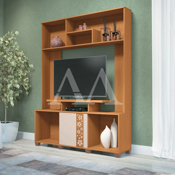 ESTANTE HB MILLA C/ APLIQUE CINAMOMO / OFF WHITE ESTANTE HB MILLA C/ APLIQUE CINAMOMO / OFF WHITE