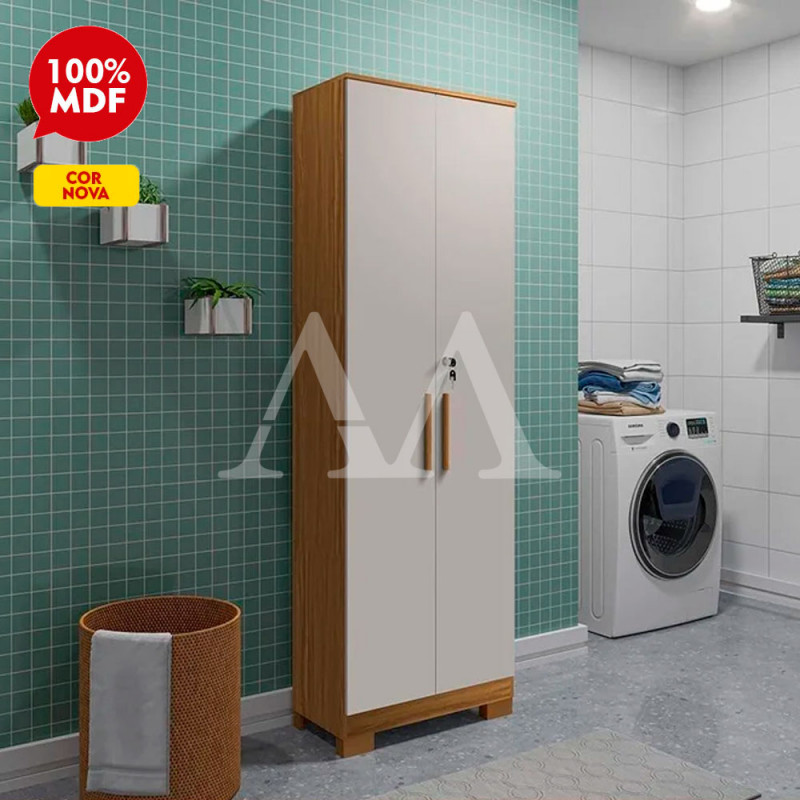 MULTIUSO 2P ABRIR RONIPA BORDO C/CHAVE AMENDOA/BRANCO