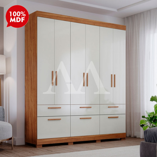 ROUPEIRO 6P. ABRIR PANAN PORTO CINAMOMO/OFF WHITE ROUPEIRO 6P. ABRIR PANAN PORTO CINAMOMO/OFF WHITE