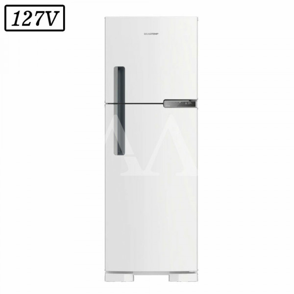 REFRIGERADOR BRASTEMP DOMEST BRM44 FROST FREE DUPLEX 375L 127V BRANCO REFRIGERADOR BRASTEMP DOMEST BRM44 FROST FREE DUPLEX 375L 127V BRANCO
