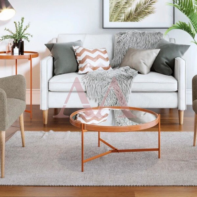 MESA CENTRO IMCAL AQUA-G ESPELHO COBRE MESA CENTRO IMCAL AQUA-G ESPELHO COBRE