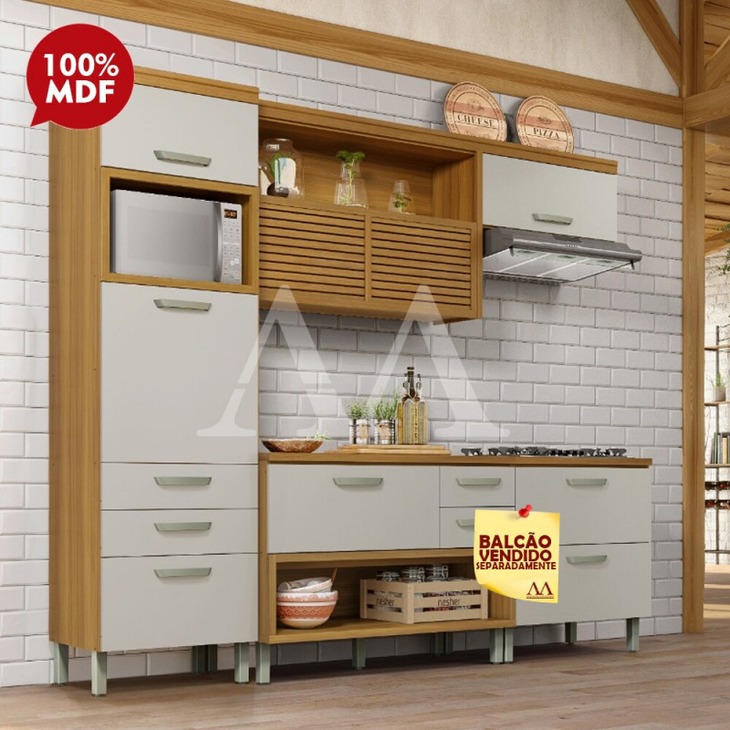 COZINHA NESHER PRINCESA FREIJO / OFF WHITE COZINHA NESHER PRINCESA FREIJO / OFF WHITE