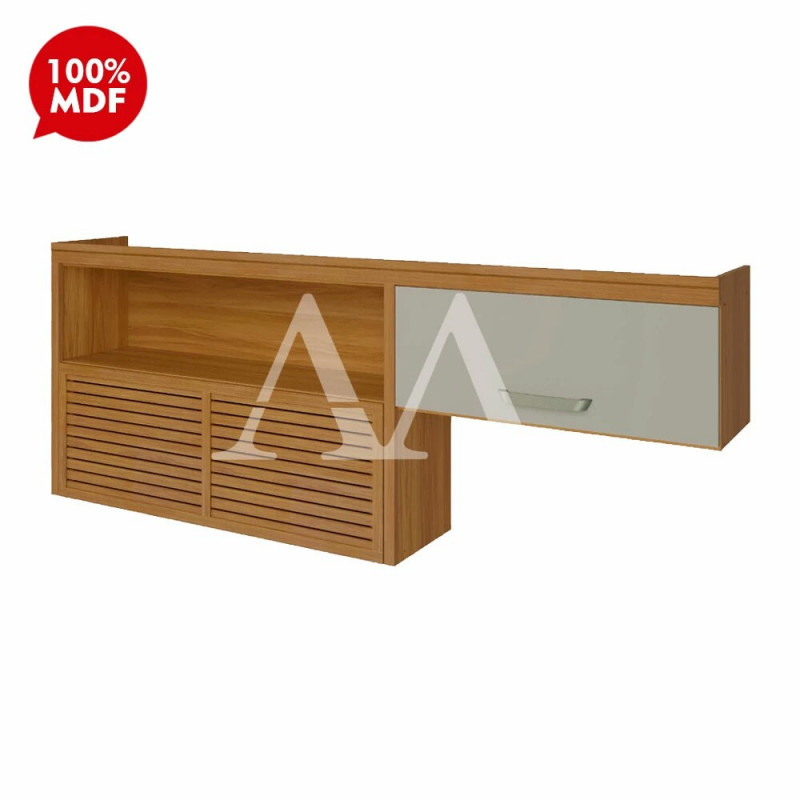 ARMARIO NESHER 2P ABRIR C/ NICHO PRINCESA 200CM FREIJO / OFF WHITE ARMARIO NESHER 2P ABRIR C/ NICHO PRINCESA 200CM FREIJO / OFF WHITE