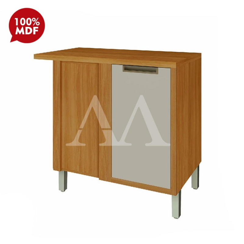 BALCAO NESHER CANTO 1P ABRIR IMPERATRIZ 93CM FREIJO / OFF WHITE 500363 BALCAO NESHER CANTO 1P ABRIR IMPERATRIZ 93CM FREIJO / OFF WHITE 500363