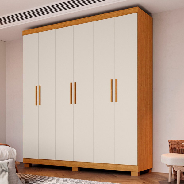 ROUPEIRO 6P. ABRIR 2G ACP LANA CINAMOMO/OFF WHITE ROUPEIRO 6P. ABRIR 2G ACP LANA CINAMOMO/OFF WHITE