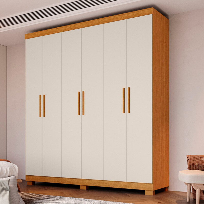 ROUPEIRO 6P. ABRIR 2G ACP LANA CINAMOMO/OFF WHITE ROUPEIRO 6P. ABRIR 2G ACP LANA CINAMOMO/OFF WHITE