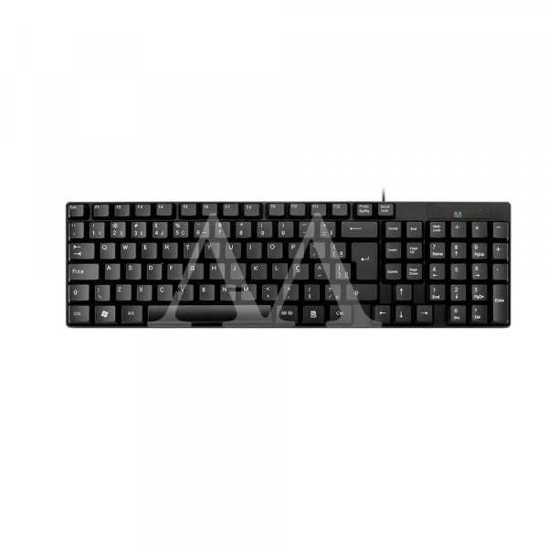 TECLADO MULTILASER COMPACTO C/ FIO USB CABO 12OCM TC193 PRETO TECLADO MULTILASER COMPACTO C/ FIO USB CABO 12OCM TC193 PRETO