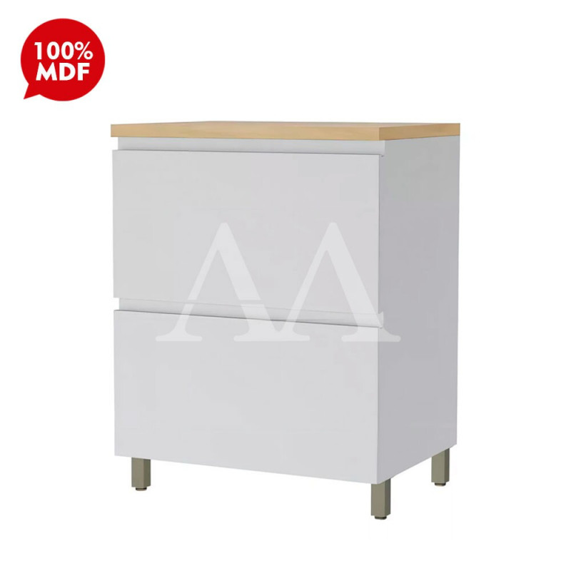 BALCAO NESHER 1P 1G RAINHA 80CM BRANCO/NATURE 500691 BALCAO NESHER 1P 1G RAINHA 80CM BRANCO/NATURE 500691