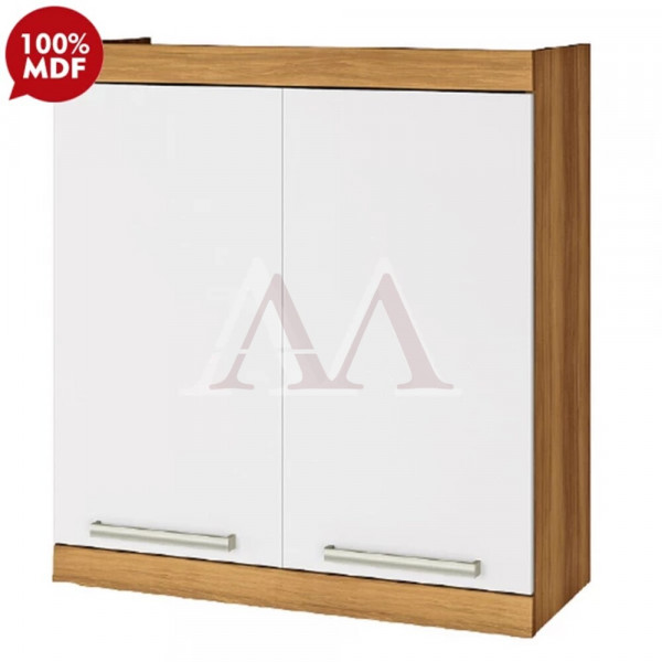 ARMARIO NESHER 2P ABRIR BURGUESA PREMIUM 80CM FREIJO / BRANCO 500545 ARMARIO NESHER 2P ABRIR BURGUESA PREMIUM 80CM FREIJO / BRANCO 500545