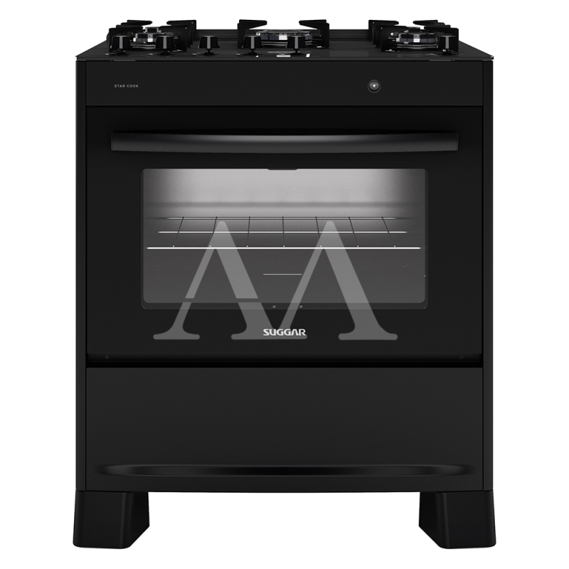 FOGAO 5B SUGGAR PISO NEO MAX MESA VIDRO PRETO FOGAO 5B SUGGAR PISO NEO MAX MESA VIDRO PRETO