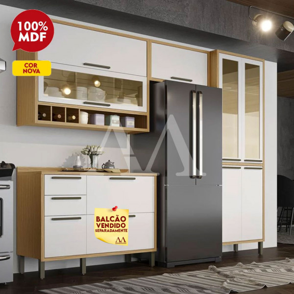 COZINHA RONIPA SYRAH 80 SIMPLES AMENDOA/BRANCO COZINHA RONIPA SYRAH 80 SIMPLES AMENDOA/BRANCO