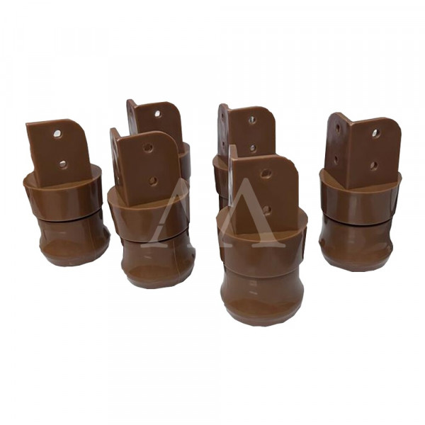 KIT TCIL PES C/6 PLASTICO C/ REGULAGEM CARAMELO KIT TCIL PES C/6 PLASTICO C/ REGULAGEM CARAMELO