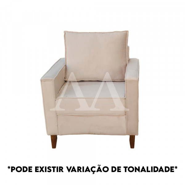 POLTRONA MALU CHANEL CASTOR VELUDO POLTRONA MALU CHANEL CASTOR VELUDO