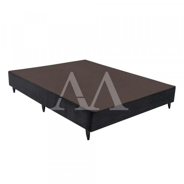 BASE BOX 138X188X30 ORTOBOM SOMMIER CAMURCA PRETO