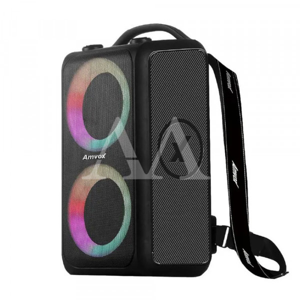 CAIXA DE SOM AMVOX AMPLIFICADORA ACA 600 BAGVOX BLACK 600 WATS CAIXA DE SOM AMVOX AMPLIFICADORA ACA 600 BAGVOX BLACK 600 WATS