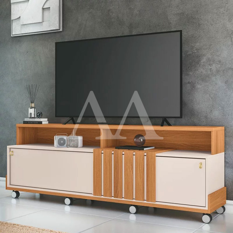 RACK BANCADA HB GRACI 1.8 CINAMOMO/OFF WHITE RACK BANCADA HB GRACI 1.8 CINAMOMO/OFF WHITE