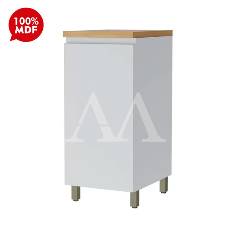 BALCAO NESHER 1P ABRIR RAINHA 40CM BRANCO/NATURE 500861 BALCAO NESHER 1P ABRIR RAINHA 40CM BRANCO/NATURE 500861