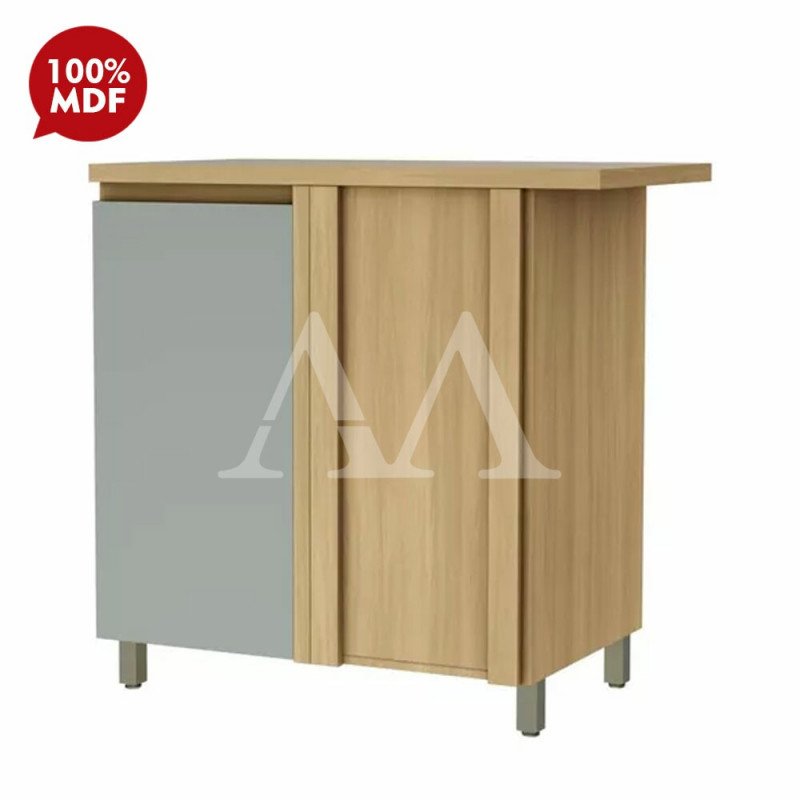 BALCAO NESHER CANTO 1P ABRIR RAINHA 92CM NATURE/VERDE 500735 BALCAO NESHER CANTO 1P ABRIR RAINHA 92CM NATURE/VERDE 500735