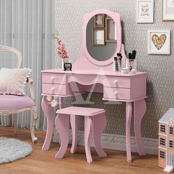 PENTEADEIRA PATRIMAR PRINCESA 4G C/ESPELHO ROSA PENTEADEIRA PATRIMAR PRINCESA 4G C/ESPELHO ROSA