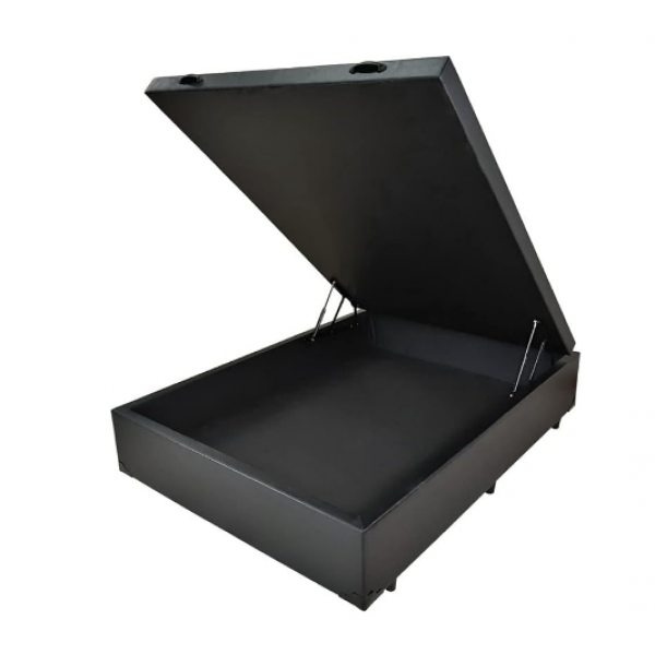 BASE BAU 138X188X39 MEGAFLEX BAU CORINO PRETO BASE BAU 138X188X39 MEGAFLEX BAU CORINO PRETO