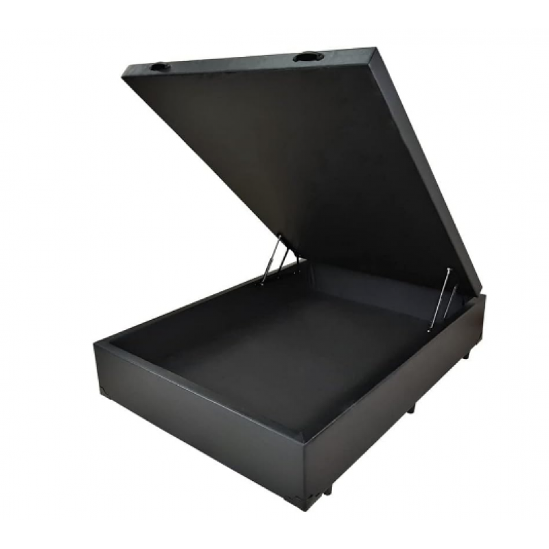 BASE BAU 138X188X39 MEGAFLEX BAU CORINO PRETO