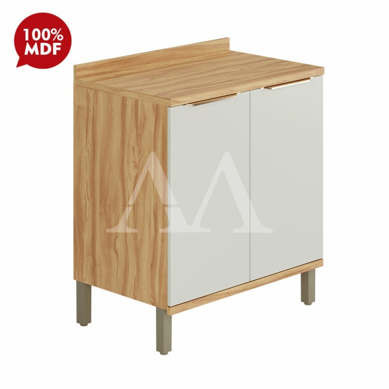 BALCAO RONIPA 2P ABRIR SAUVIGNON 80CM AMENDOA/OFF WHITE BALCAO RONIPA 2P ABRIR SAUVIGNON 80CM AMENDOA/OFF WHITE