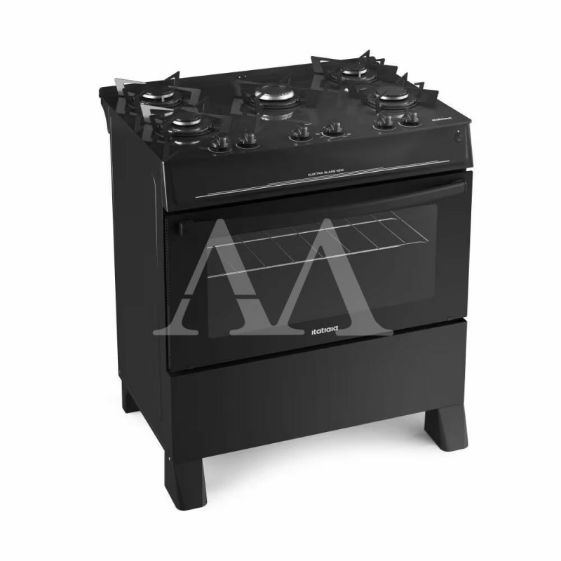 FOGAO 5B ITATIAIA ELECTRA GLASS NEW AUTOMATICO PRETO FOGAO 5B ITATIAIA ELECTRA GLASS NEW AUTOMATICO PRETO