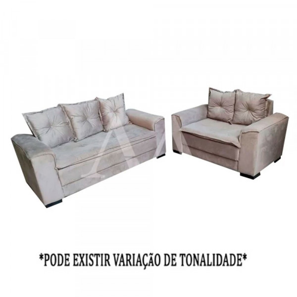 CJ ESTOFADO BOMFLEX 2/3 LUGARES HAITI AREIA ASTECA VELUDO INCA 03 CJ ESTOFADO BOMFLEX 2/3 LUGARES HAITI AREIA ASTECA VELUDO INCA 03