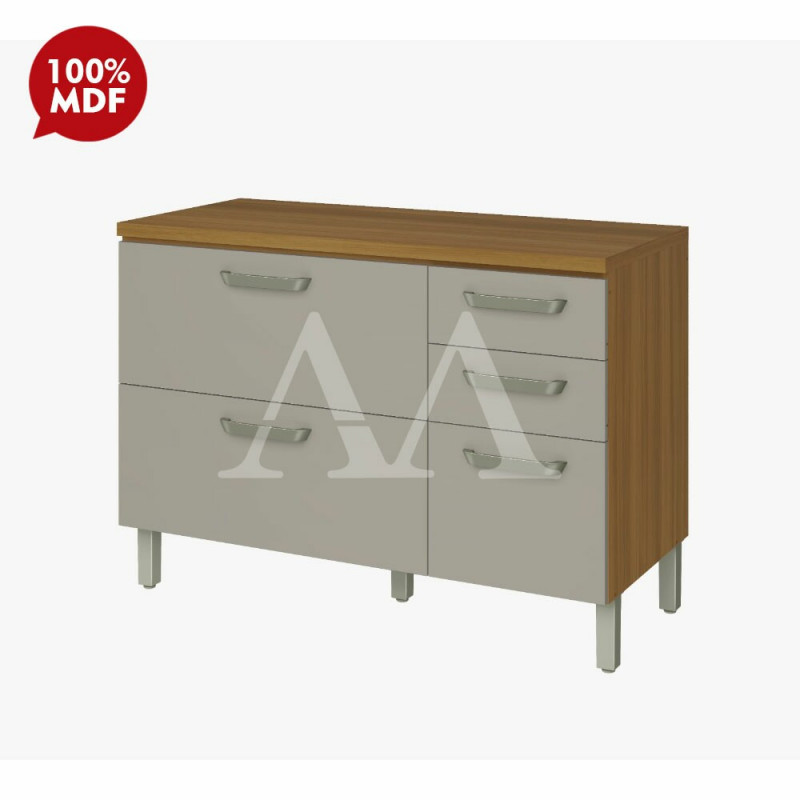 BALCAO NESHER 2P 3G PRINCESA 120CM FREIJO/OFF WHITE BALCAO NESHER 2P 3G PRINCESA 120CM FREIJO/OFF WHITE