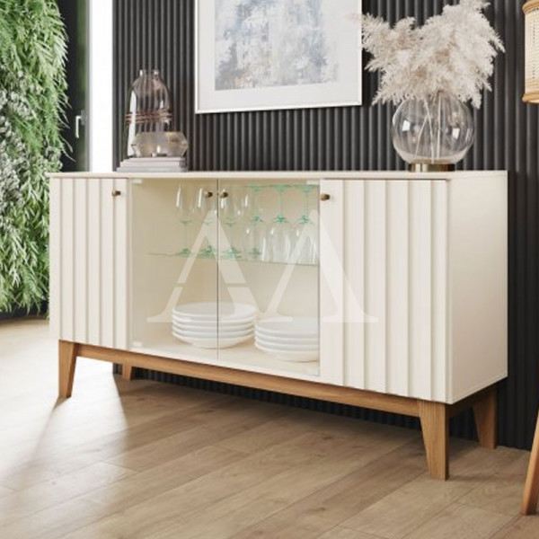 BUFFET HENN 4P EIFFEL OFF WHITE/NATURE BUFFET HENN 4P EIFFEL OFF WHITE/NATURE