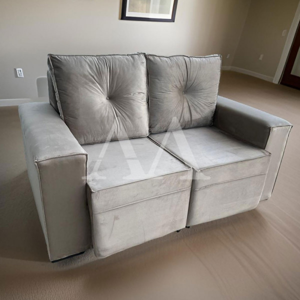 ESTOFADO MALU 2 LUGARES LARA RETRATIL CASTOR VELUDO ESTOFADO MALU 2 LUGARES LARA RETRATIL CASTOR VELUDO