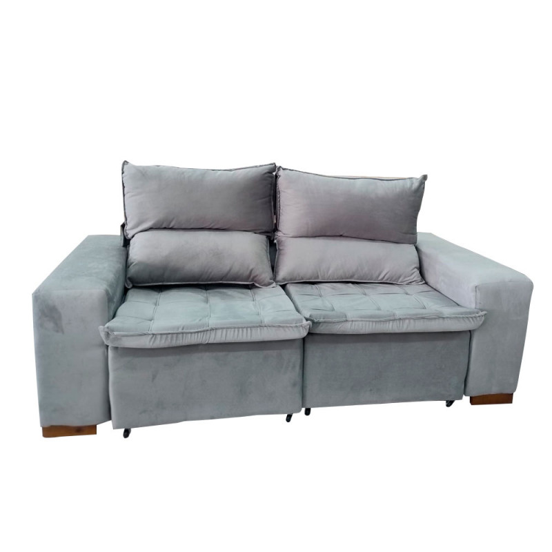 ESTOFADO BOMFLEX CHILE RETRATIL AREIA VELUDO ASTECA 03