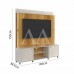 HOME LUKALIAM FLORENCA RIPADO 3D OFF WHITE PEROLIZADO/FREIJO HOME LUKALIAM FLORENCA RIPADO 3D OFF WHITE PEROLIZADO/FREIJO