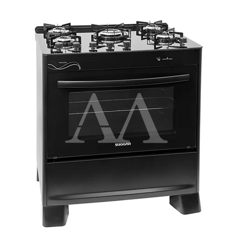 FOGAO 5B SUGGAR PISO NEO GLASS MESA VIDRO PRETO FOGAO 5B SUGGAR PISO NEO GLASS MESA VIDRO PRETO